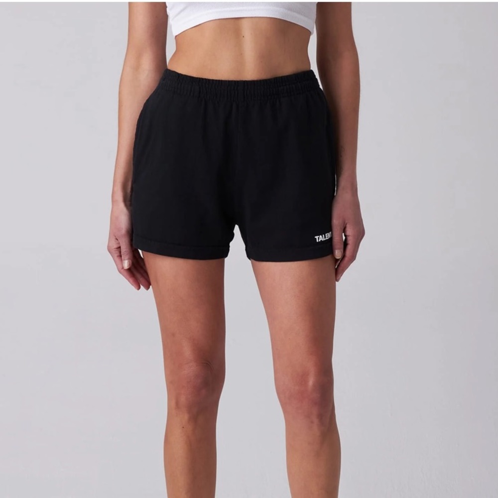 🔥TALENTLESS🔥BLACK LIGHTWEIGHT JERSEY SHORTS SIZE S NWT